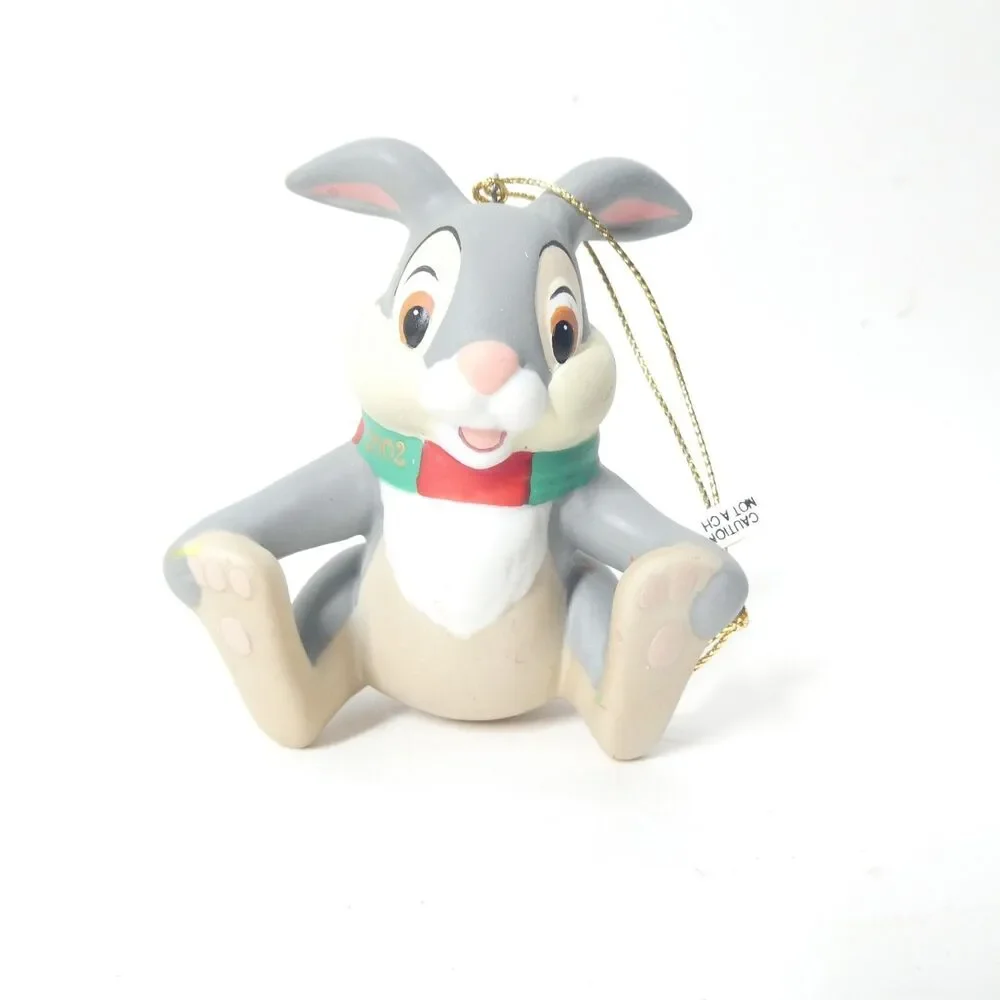 Thumper Porcelain Ornament Disney Bambi Bunny Grolier Vintage